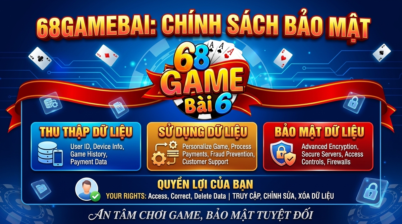 Những Điểm Quan Trọng Trong Chính Sách Bảo Mật 68GameBai